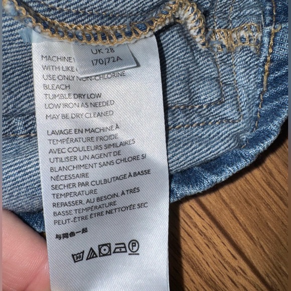 We The Free Denim Mini Skirt Zippers Pockets 28 - Picture 10 of 11